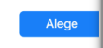 Close-up of the blue Alege button beside an employer